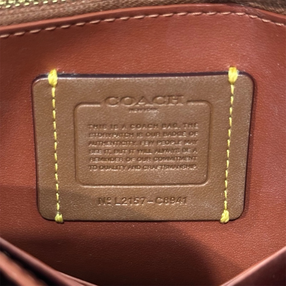 Coach Embossed Croc Hayden Crossbody C8941 - Picture 6 of 6